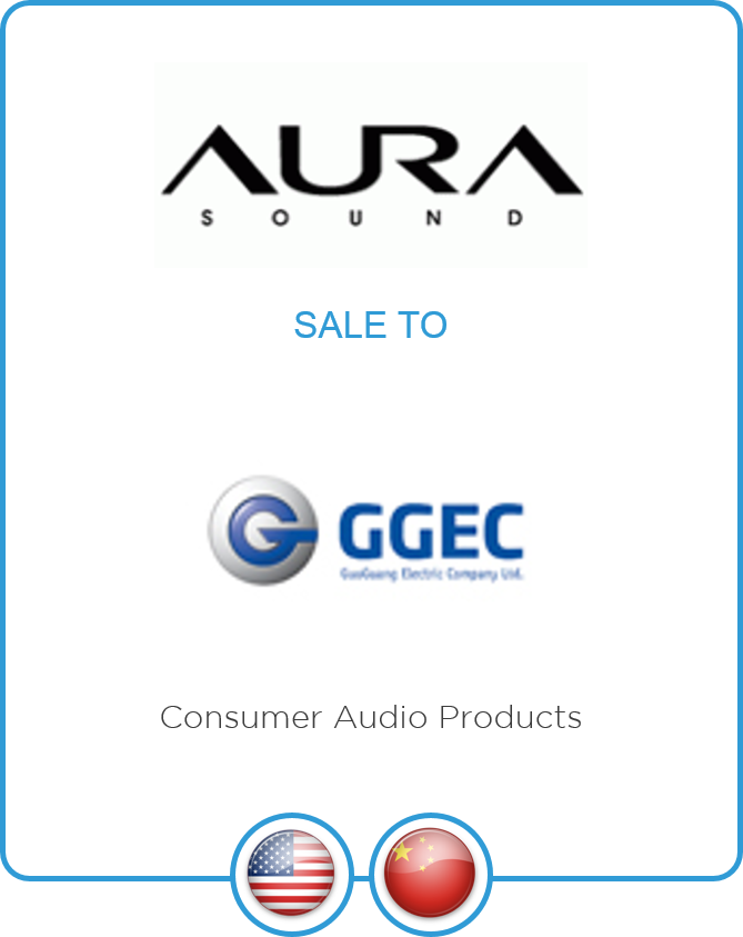 Redwood Advises Aurasound on its Sale to GGEC