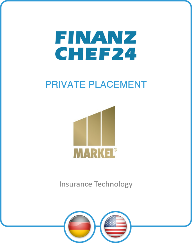 Drake Star Partners Acts As Exclusive Financial Advisor To Finanzchef24 In Securing A Private Placement From Markel