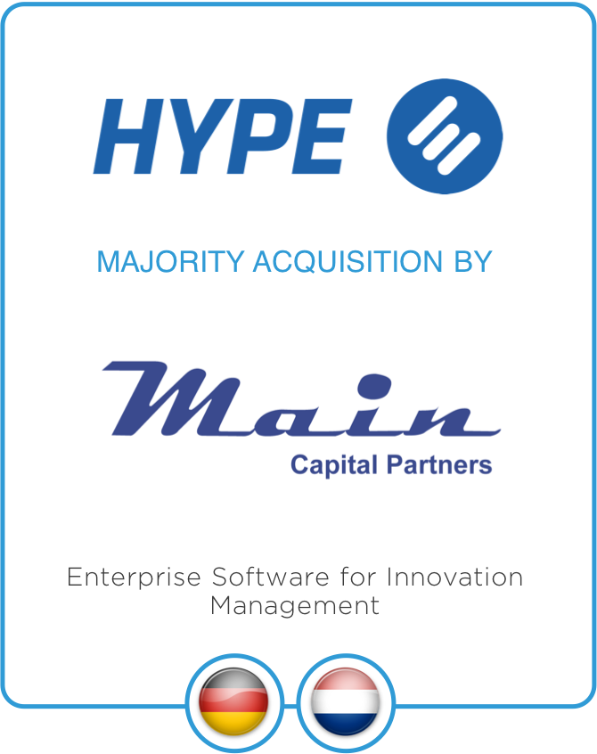 Drake Star Partners Advises Hype Innovation On The Majority Acquisition By Main Capital