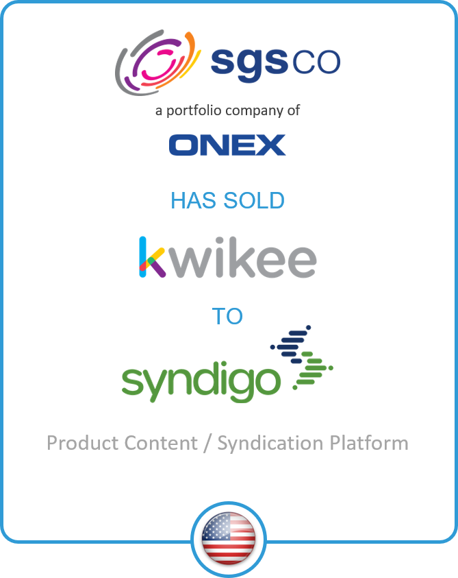 Drake Star Partners Advises Sgsco On Its Sale Of Kwikee To Syndigo