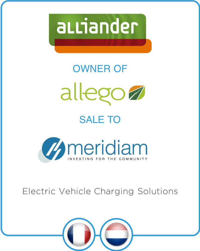 Drake Star Partners Advises Alliander Nv On The Sale Of Ev Charging Solutions Provider Allego To Meridiam Transition Fund