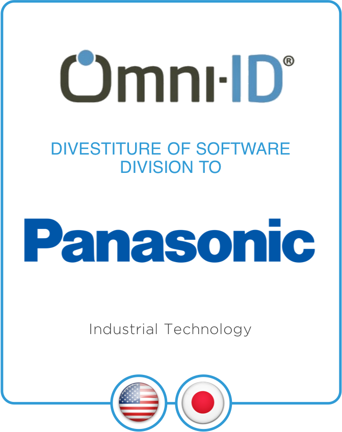 Drake Star Partners Advises Omni-Id On The Divestiture Of Its Software Division To Panasonic