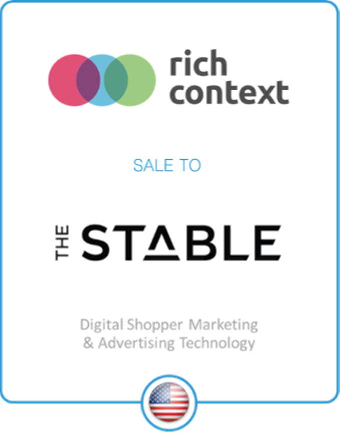 Drake Star Partners Advises Richcontext On Its Sale To The Stable