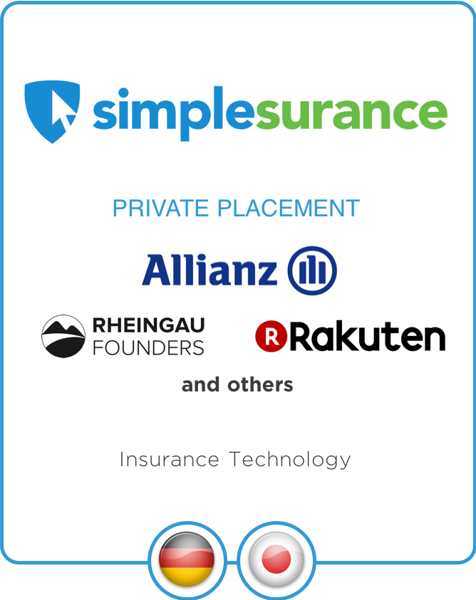 Simplesurance Raises 24 Million Usd In Successful Series-C To Fund Continued International Growth