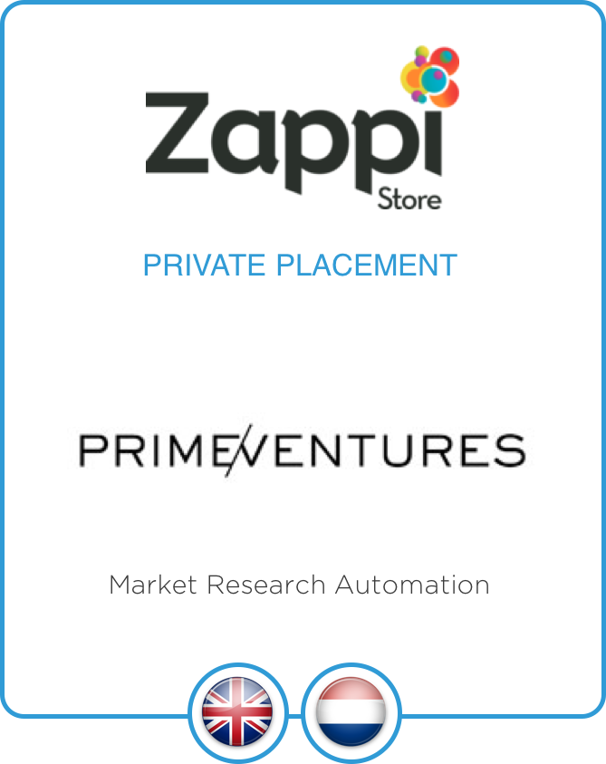 Zappistore Raises £12M From Prime Ventures