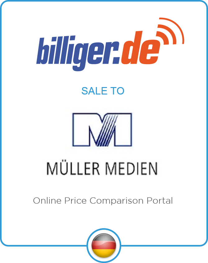 Sale of leading German shopping portal billiger.de to consortium of publishing houses