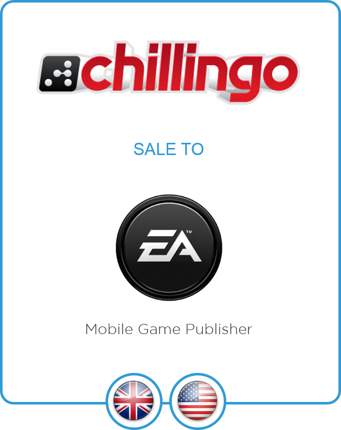 Advisor to the Shareholders of Chillingo, on the sale of the company to Electronic Arts