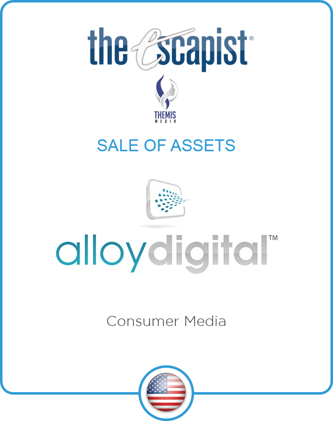 Redwood advises The Escapist on its sale of assets to alloydigital