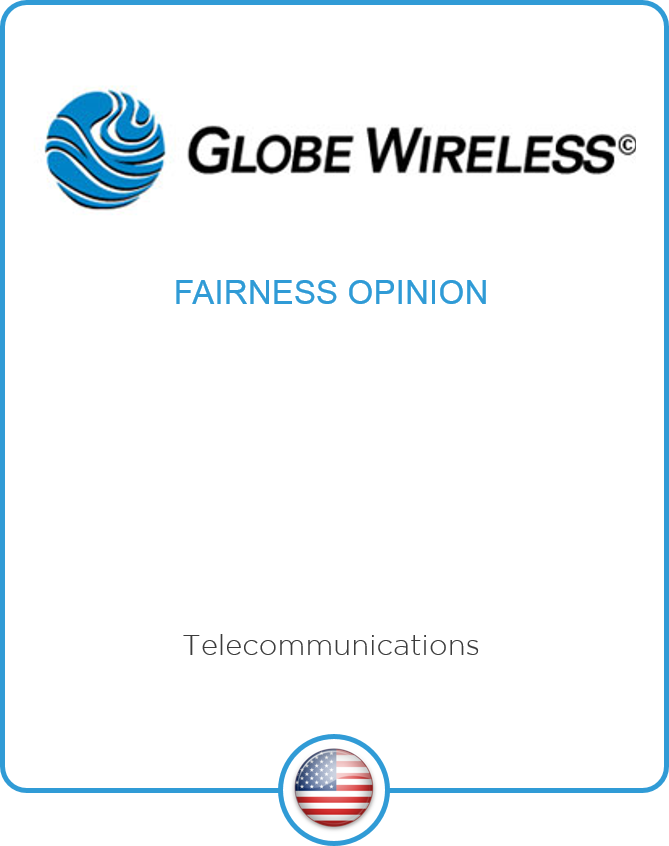 Redwood advises Globe Wireless to give its fairness opinion