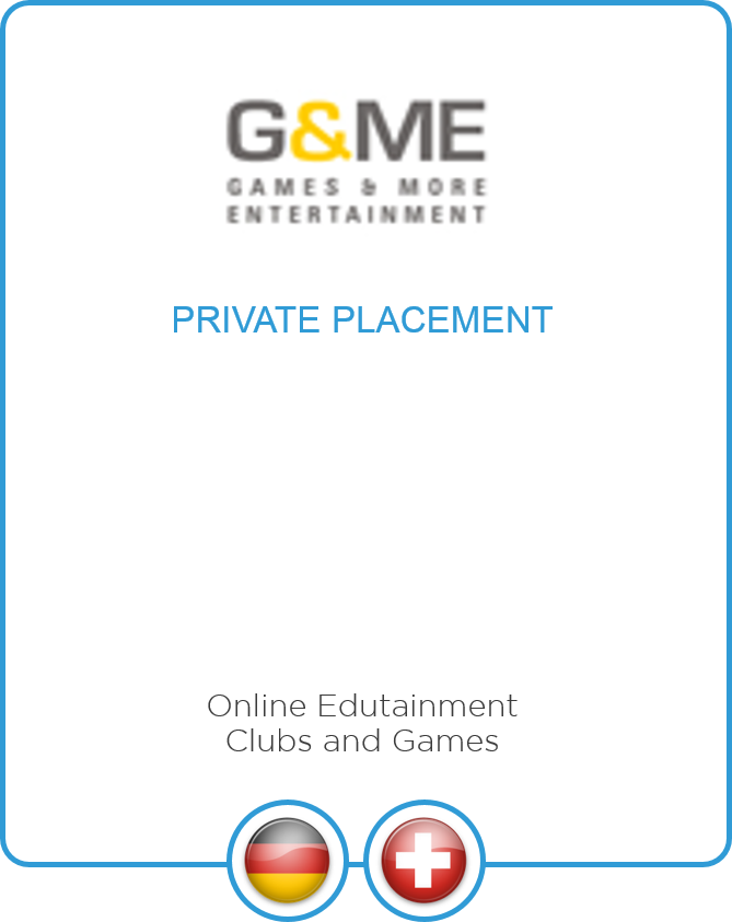 Private Placement of Games and More Entertainment