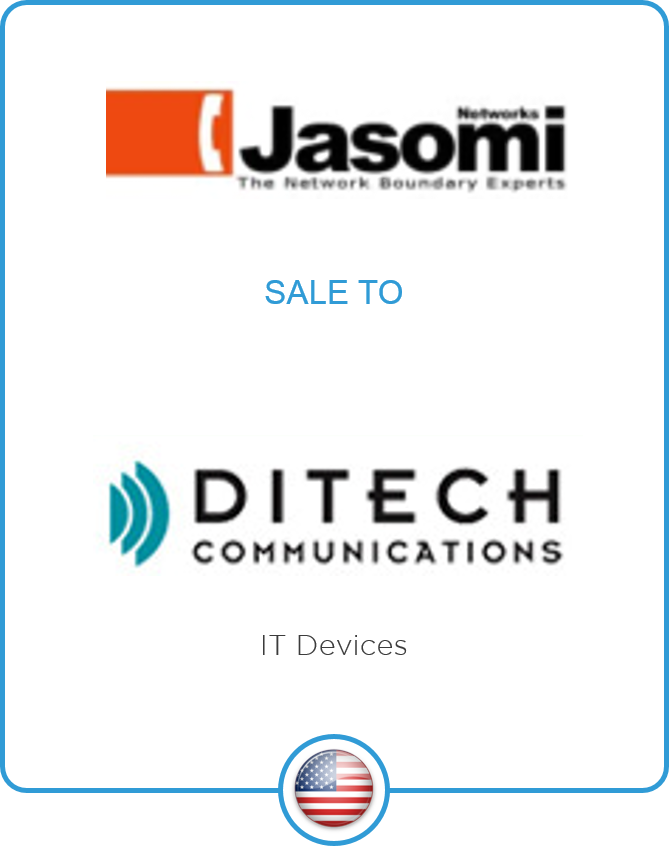 Redwood advises Jasomi Networks on its sale to Ditech Communications