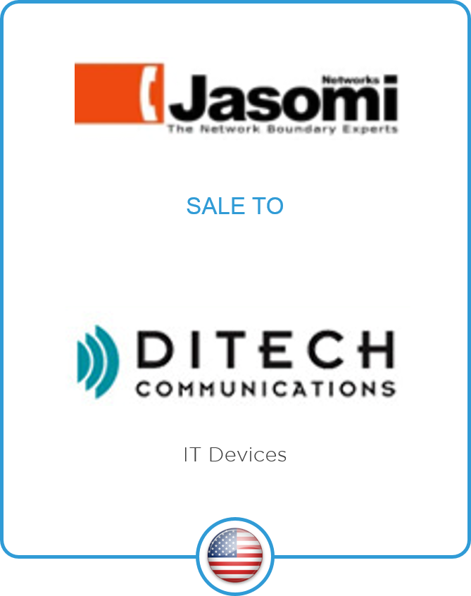 Redwood advises Jasomi Networks on its sale to Ditech Communications