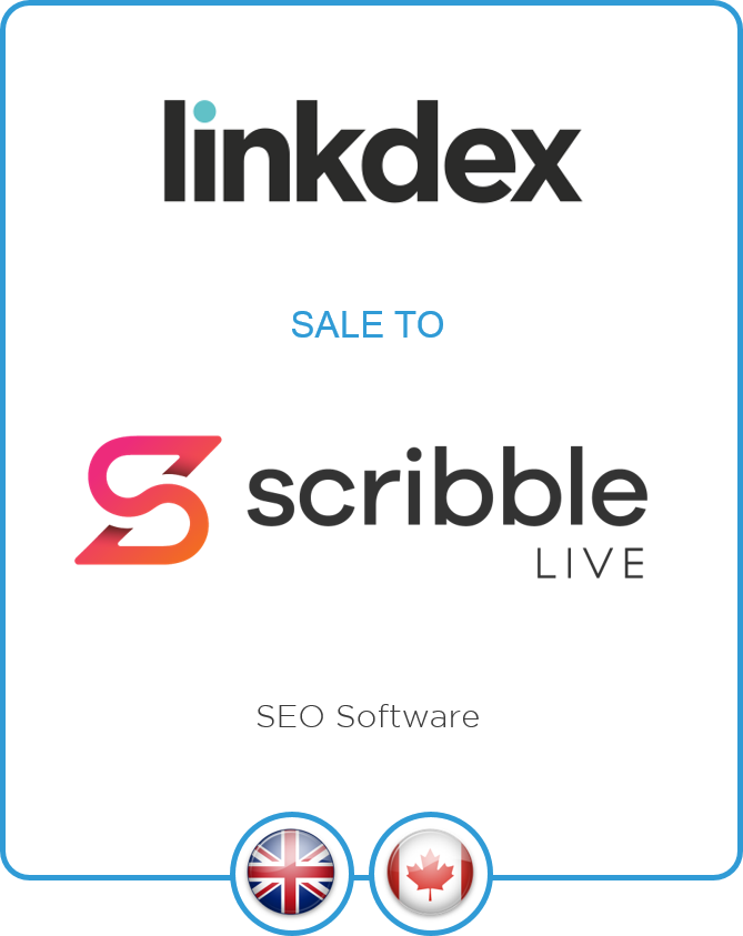 Drake Star advises Linkdex, an Internet and Digital Marketing company, on its sale to Canadian company ScribbleLive