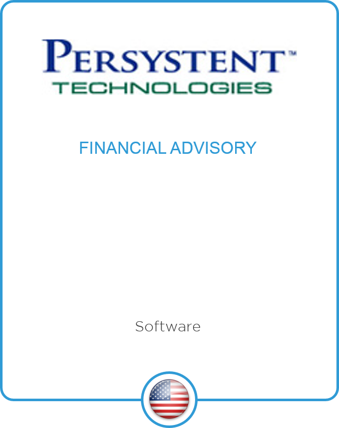 Redwood as financial advisor to Persystent Technologies