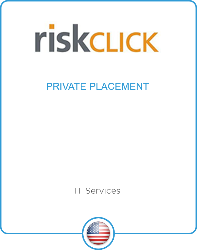 RiskClick private placement