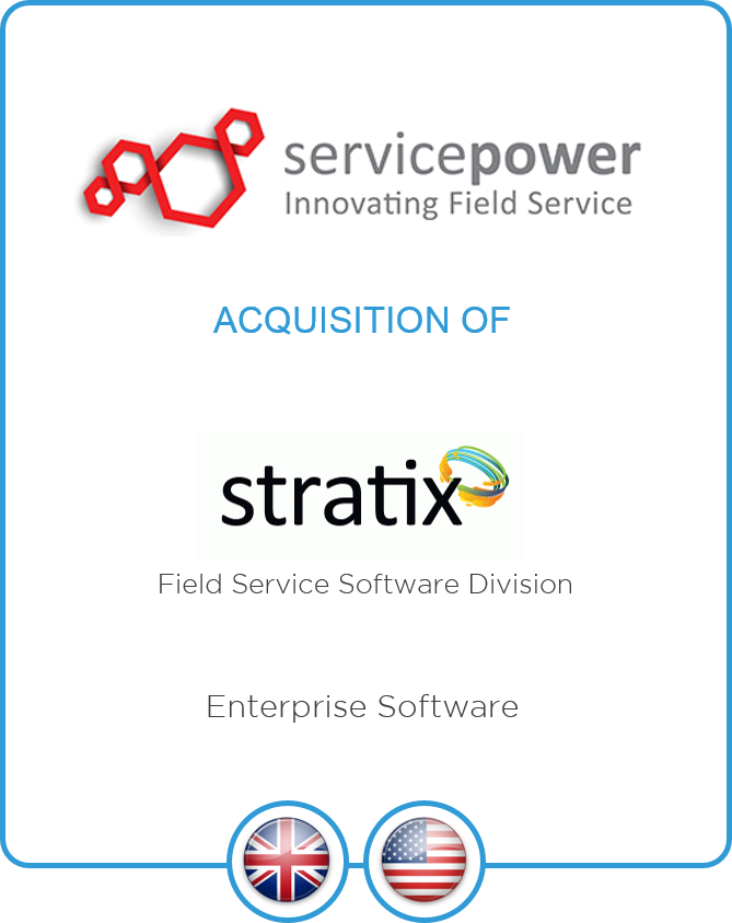 Redwood Capital advises ServicePower on its acquisition of Stratix Corp?s Field Service Software unit