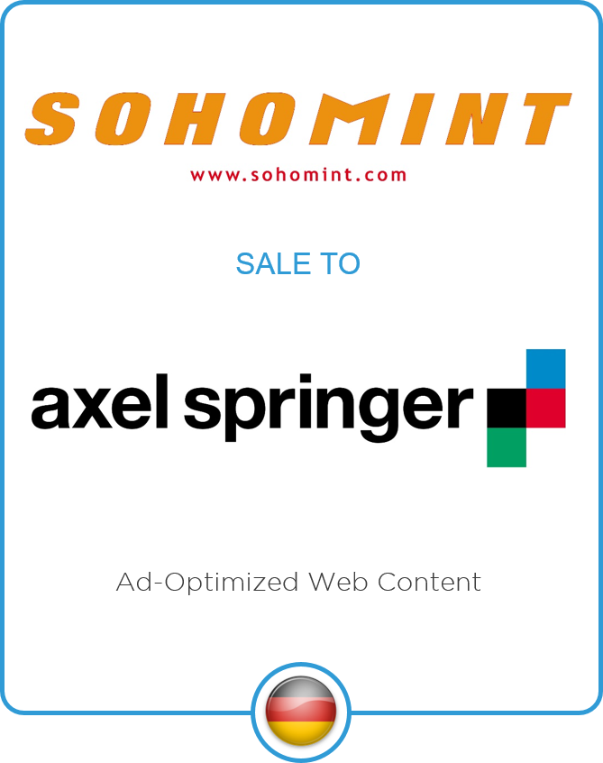 Axel Springer Acquires Majority of Shares in SOHOMINT