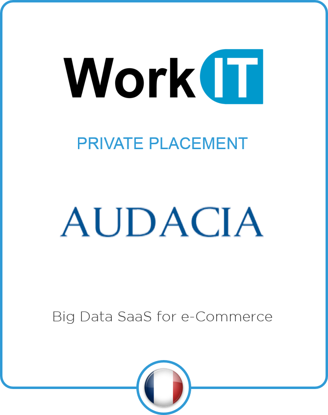 LD&A Jupiter advises WorkIT, leading SaaS publisher of Big Data software for e-Commerce, in its fundraising with Audacia