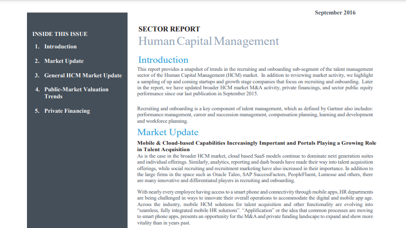 2016 HUMAN CAPITAL MANAGEMENT REPORT