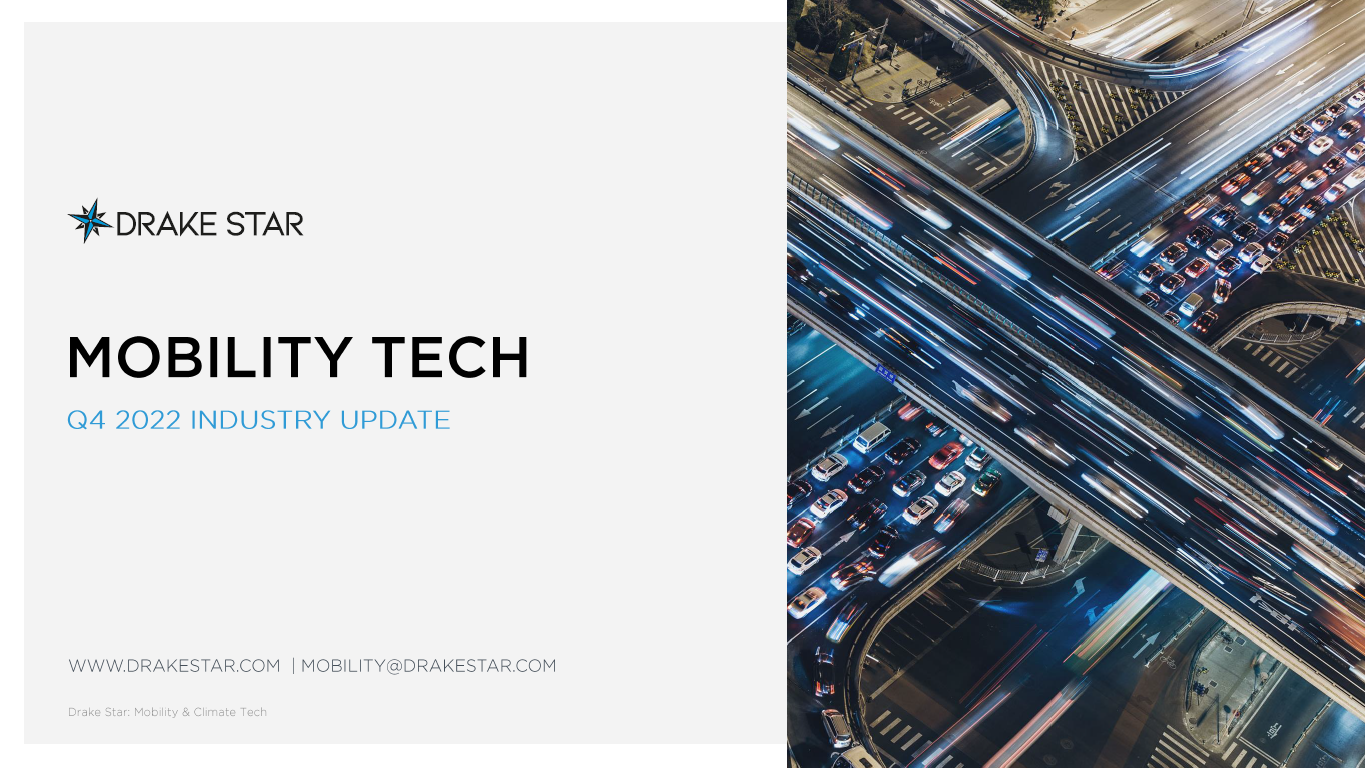 Global Mobility Tech Industry Update | Q4 2022