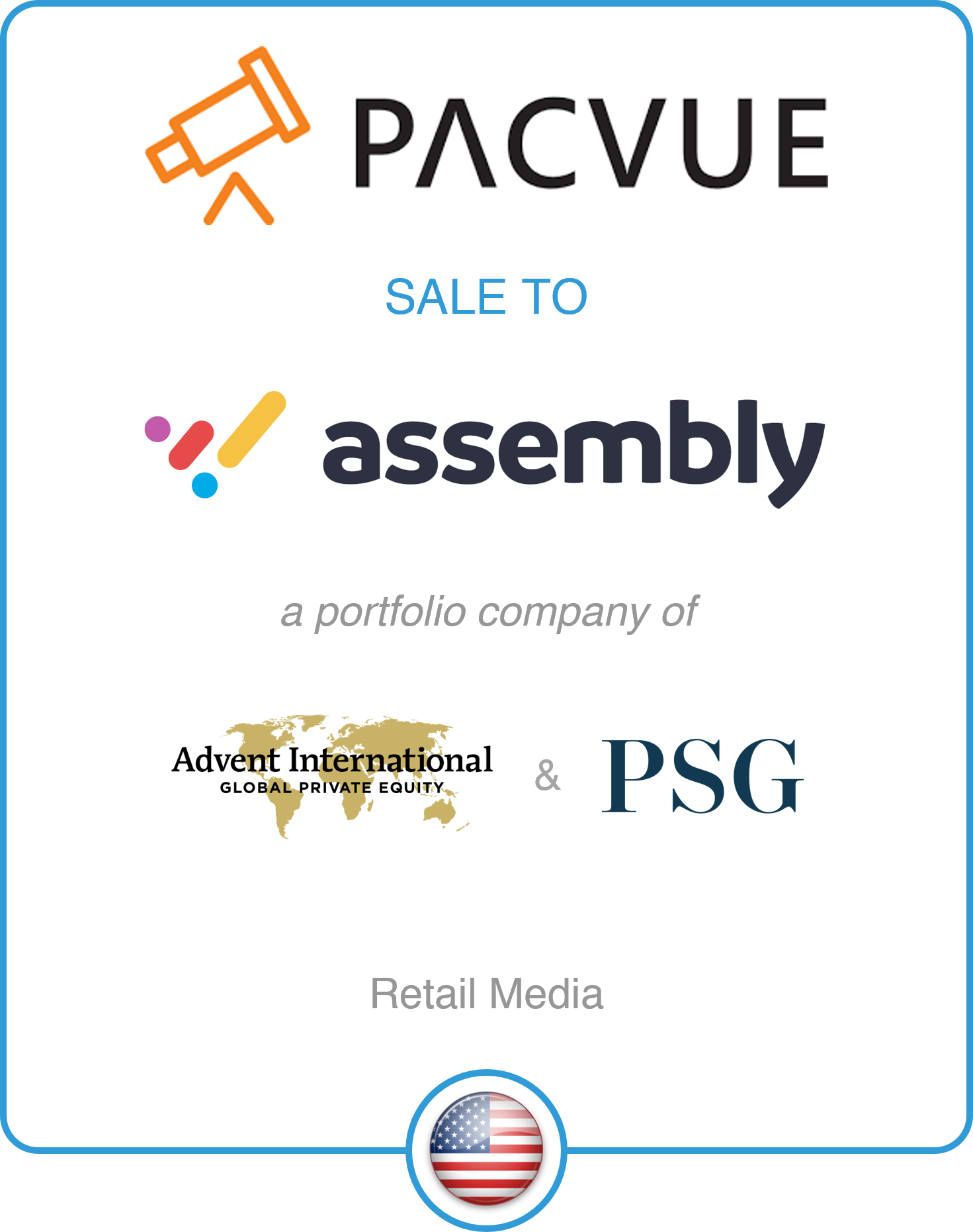 Drake Star Partners Advises Pacvue on its Sale to Assembly