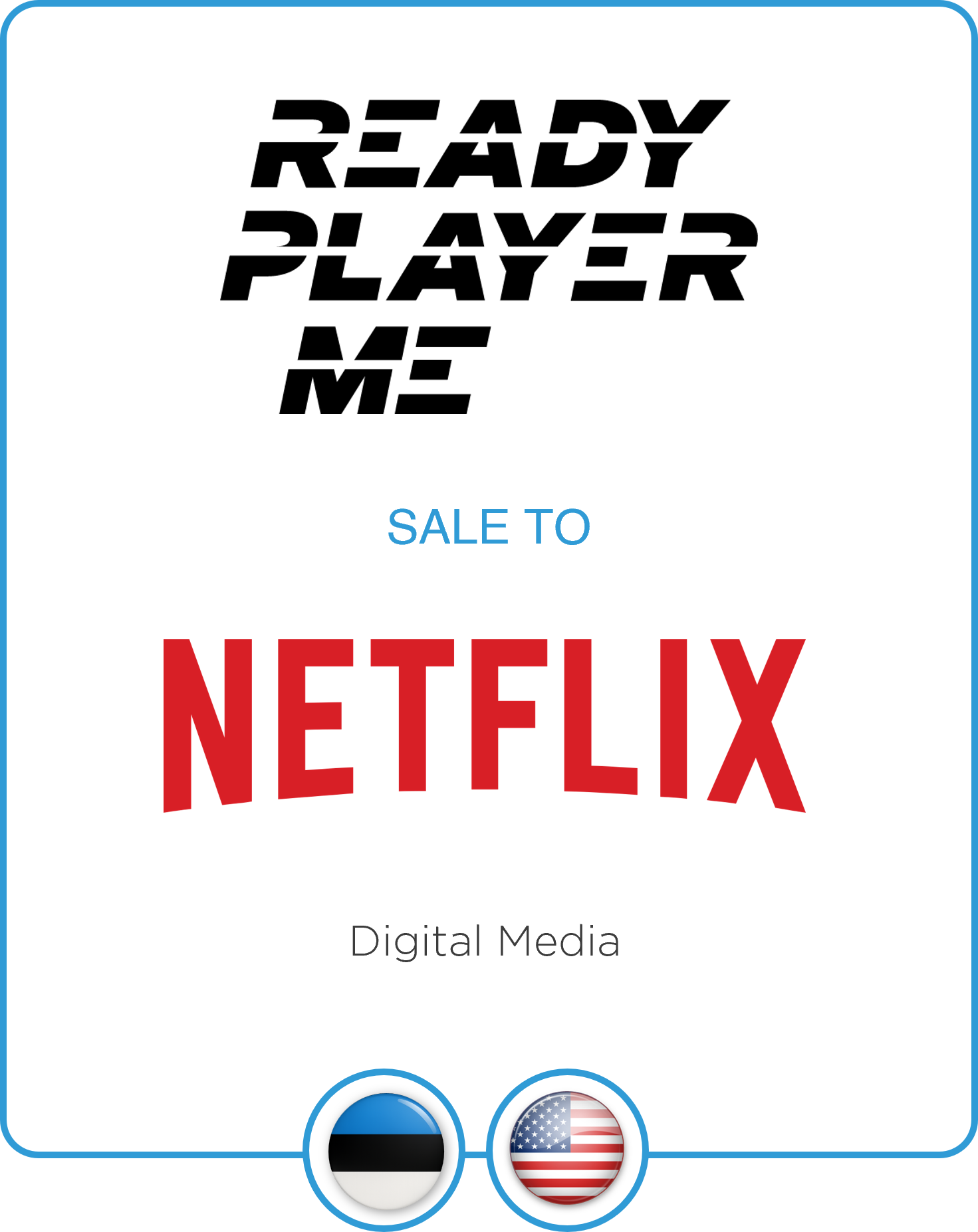 Drake Star Acts as Exclusive Financial Advisor to Ready Player Me on its Sale to Netflix 