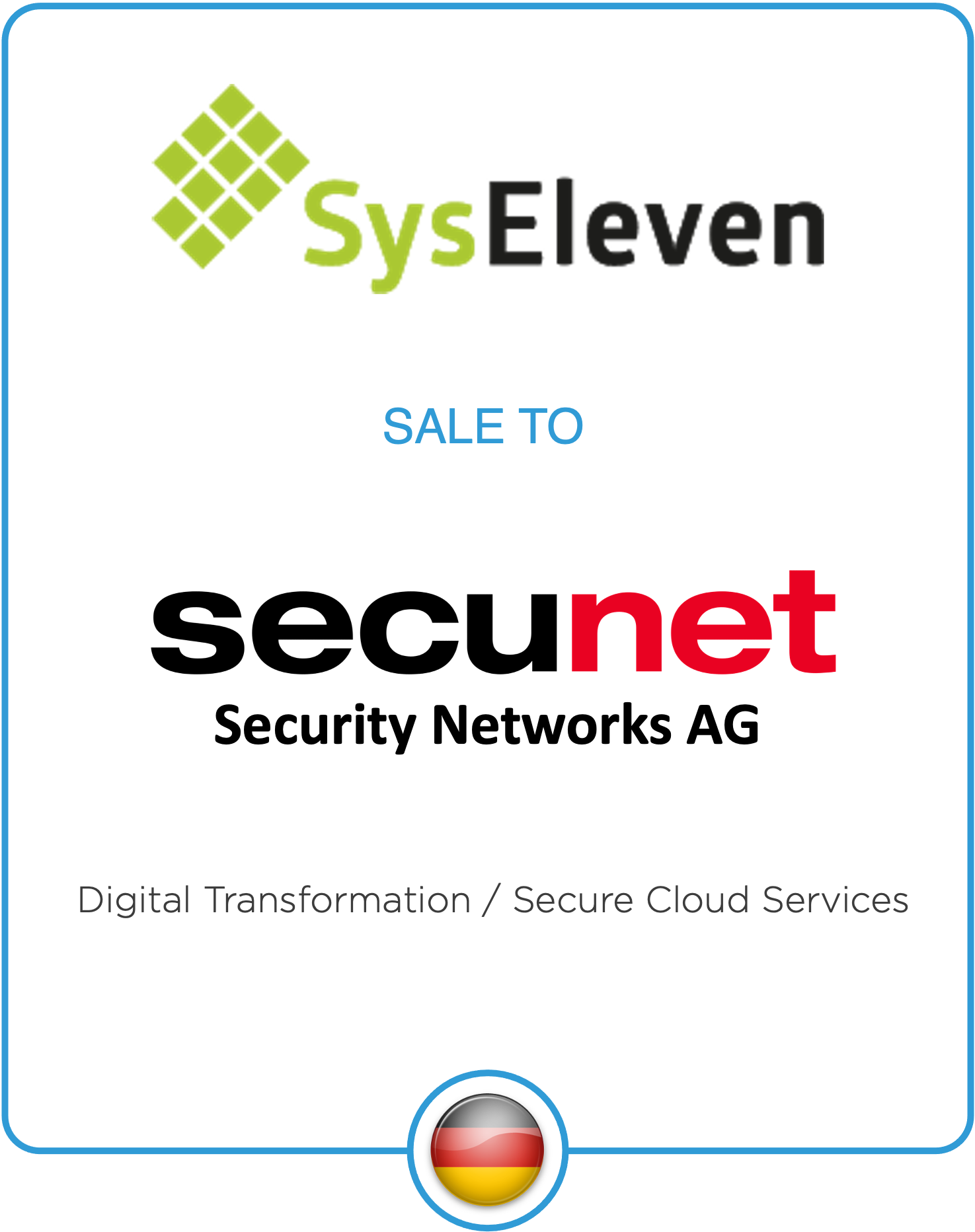 Drake Star Acts as Exclusive Financial Advisor to SysEleven on its Sale to secunet Security Networks AG