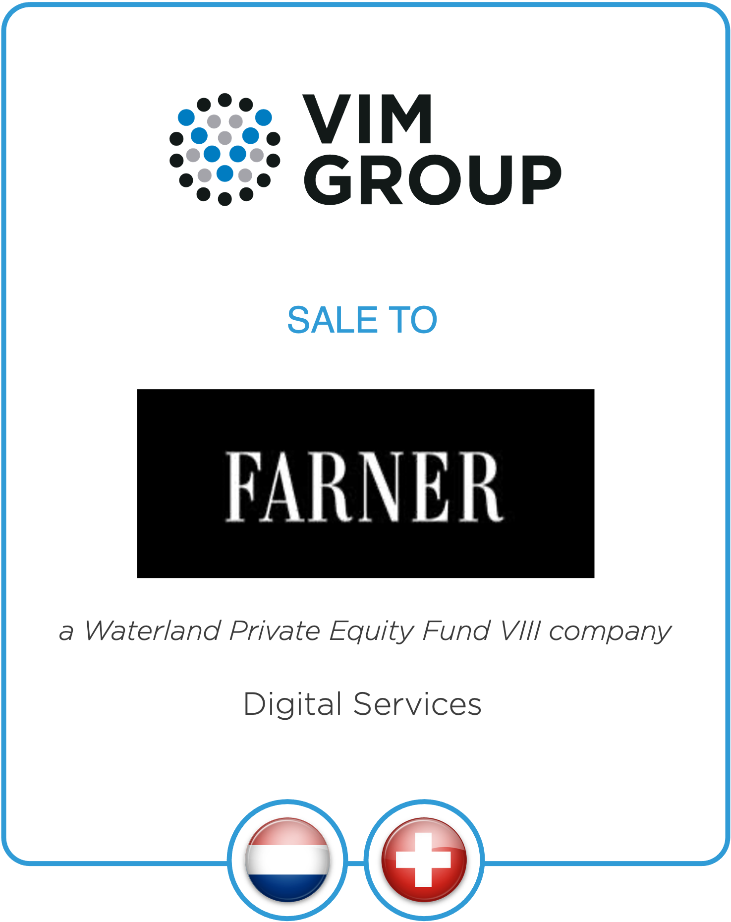 Drake Star Acts as Exclusive Financial Advisor to VIM Group on its Sale to Farner International AG