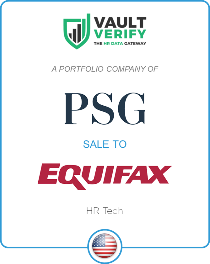 Drake Star Acts as Exclusive Financial Advisor to Vault Verify, a Portfolio Company of PSG, on its Sale to Equifax (NYSE:EFX)