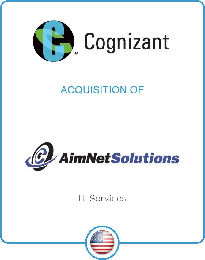 Redwood advises Cognizant on its acquisition of AimNet Solutions