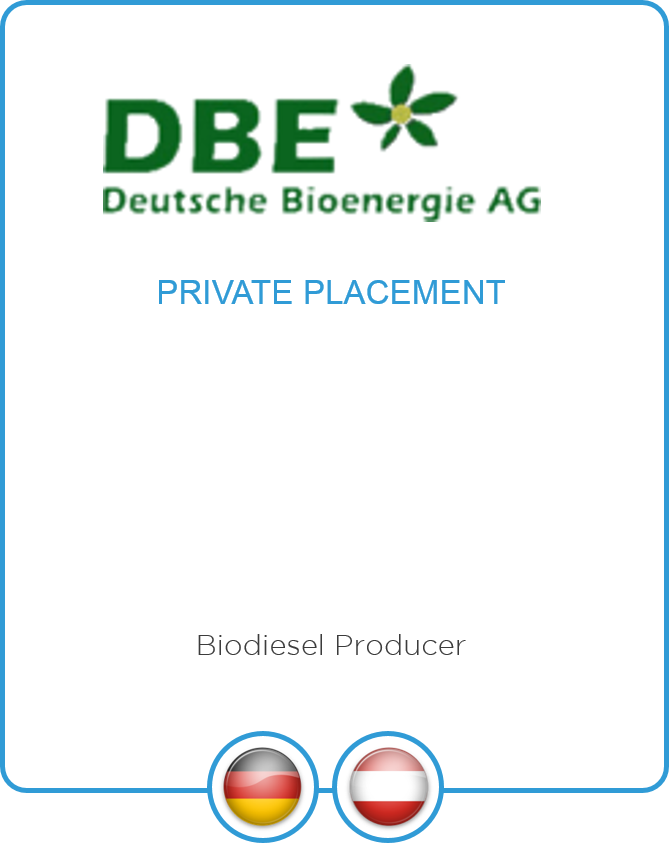 Private Placement of DBE