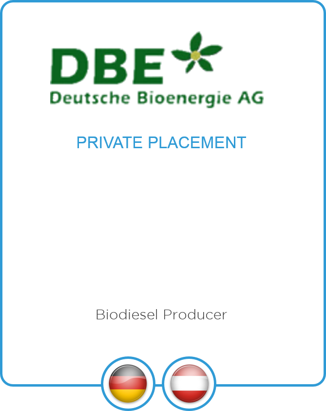 Private Placement of DBE