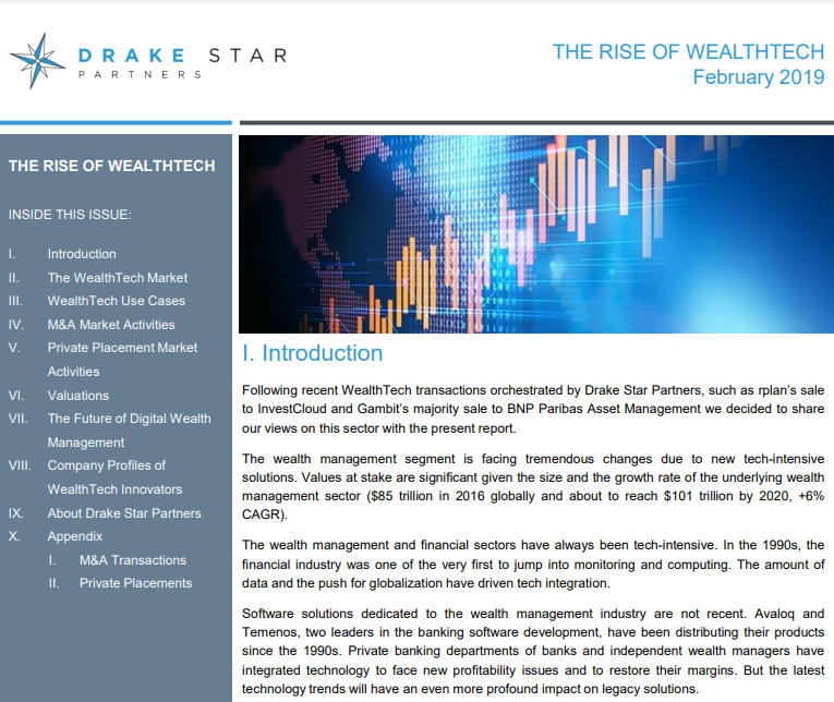 2019 WEALTHTECH REPORT